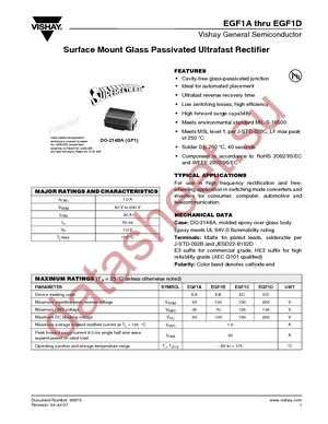 EGF1D-E3/67A datasheet  